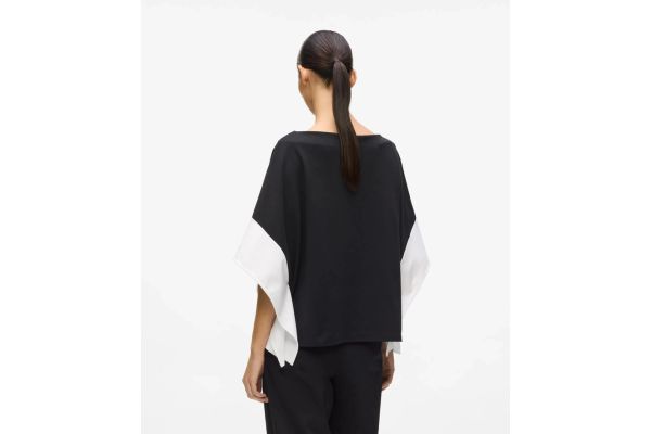 Γυναικείο Signature Top Μαύρο Karl Lagerfeld B2W17005-101 WHITE/BLACK