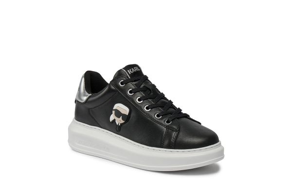 Γυναικεία Δερμάτινα NFT Sneakers Μαύρα Karl Lagerfeld KL62530N-000 BLACK