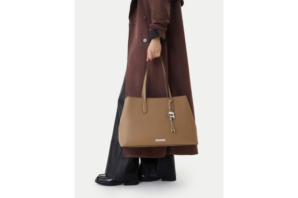 Γυναικεία Ikon Τσάντα Καφέ Karl Lagerfeld B1W30001-2DH MUSHROOM BROWN