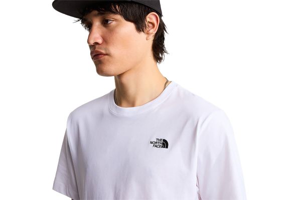 Ανδρικό Evolution Simple Dome T-shirt Λευκό The North Face NF0A8CZ2-FN41
