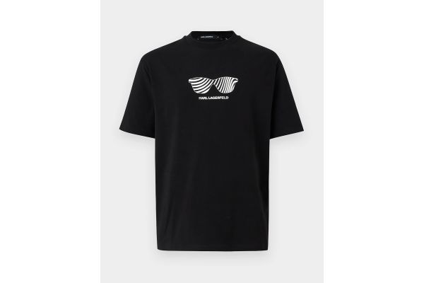 Ανδρικό T-shirt Μαύρο Karl Lagerfeld 755131 562221-990