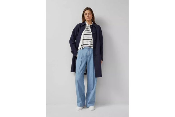 Γυναικεία Καπαρντίνα Navy Μπλε S.Oliver 2173525-5959