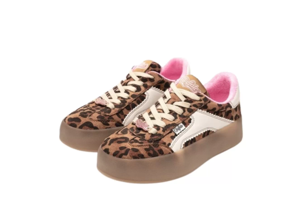 Γυναικεία Cajo Sneakers Λεοπάρ Buffalo BUF1636443-LEO/PINK/WHITE