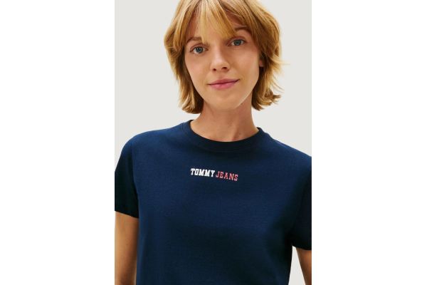 Γυναικείο T-shirt Navy Μπλε Tommy Jeans DW0DW22277-C1G