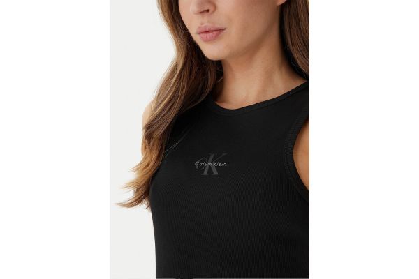 Γυναικείο Αμάνικο Φόρεμα Μαύρο Calvin Klein LV047F242G-UB1