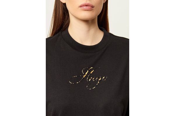 Γυναικείο Vintage T-shirt Μαύρο HUGO 50560566-001