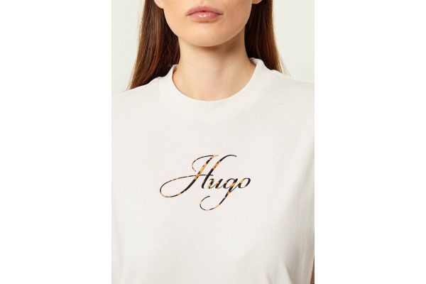 Γυναικείο Vintage T-shirt Λευκό HUGO 50560566-102