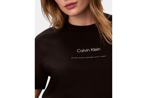 Γυναικείο T-shirt Μαύρο Calvin Klein LV047C811G-UB1