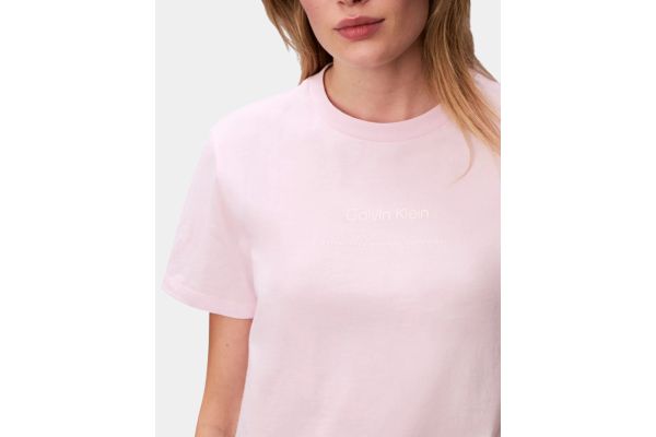 Γυναικείο T-shirt Ροζ Calvin Klein LV047C811G-8Z6