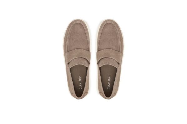Ανδρικά Δερμάτινα Loafers Μπεζ Calvin Klein HM0HM02161-PBO