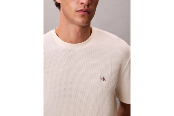Ανδρικό T-shirt Μπεζ Calvin Klein LV04RD008G-F7J