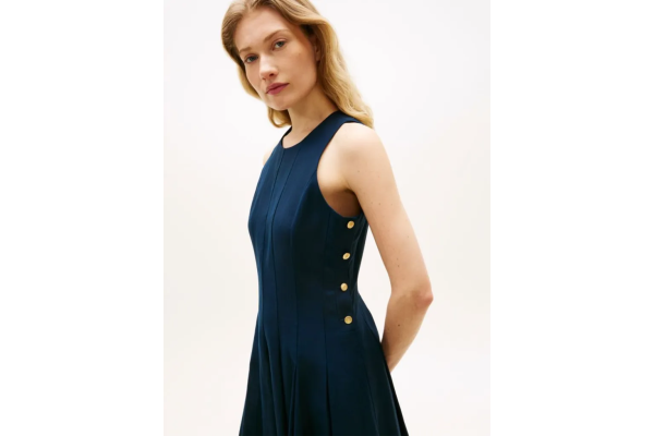 Γυναικείο Αμάνικο Φόρεμα Navy Μπλε Tommy Hilfiger WW0WW49055-C1G