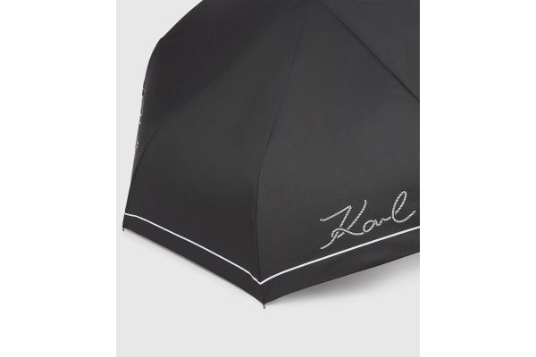 K/Signature Ομπρέλα Μαύρη Karl Lagerfeld B2W50064-999 BLACK