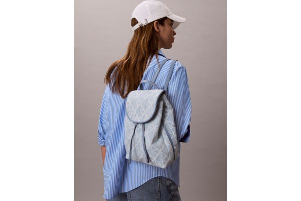 Γυναικεία Τζιν Τσάντα Πλάτης Μπλε Calvin Klein LV04F3508G-YBZ