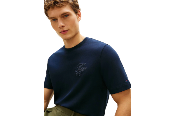 Ανδρικό T-shirt Navy Μπλε Tommy Hilfiger MW0MW42391-DW5