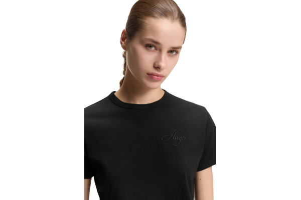 Γυναικείο Damacia T-shirt Μαύρο HUGO 50561233-001