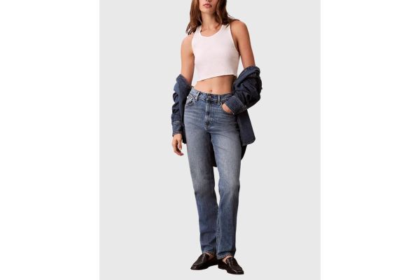 Γυναικείο Mom Τζιν Μπλε Calvin Klein LV047D841G-30N
