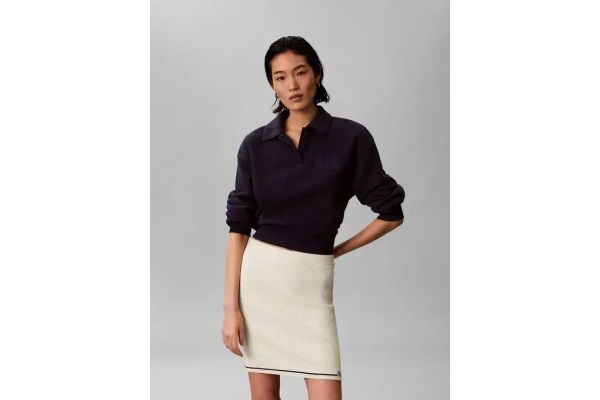 Γυναικεία Mini Φούστα Εκρού Calvin Klein LV047F364G-YAS