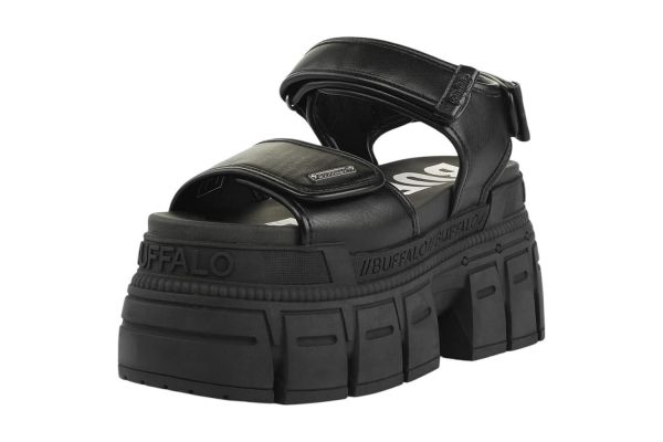 Γυναικεία Gospher Σανδάλια Μαύρα Buffalo BUF1602310-BLACK