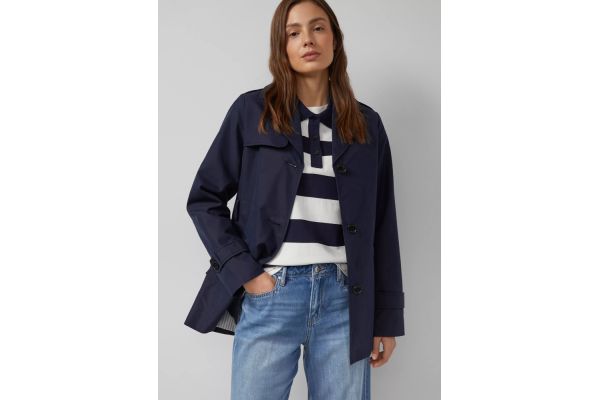 Γυναικεία Καπαρντίνα Navy Μπλε S.Oliver 2173526-5959