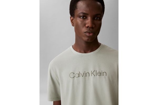Ανδρικό T-shirt Φυστικί Calvin Klein LV04LF809G-PEZ