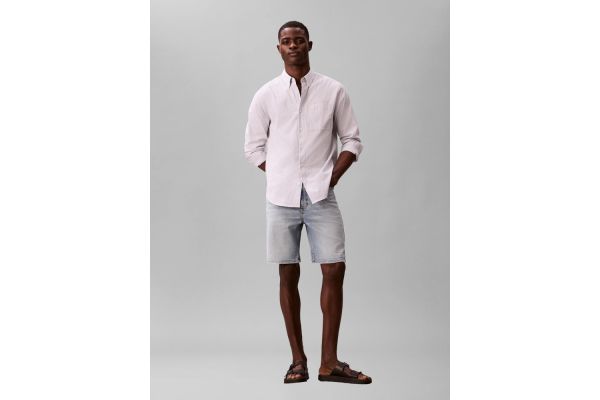Ανδρική Slim Τζιν Βερμούδα Γαλάζια Calvin Klein LV04RF920G-57O
