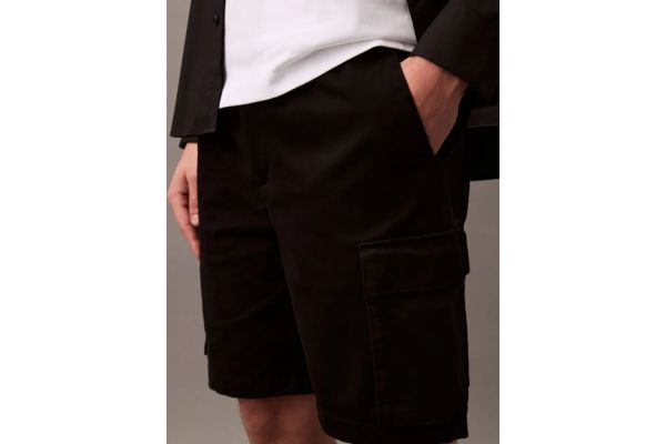Ανδρική Cargo Βερμούδα Μαύρη Calvin Klein LV04RB618G-UB1