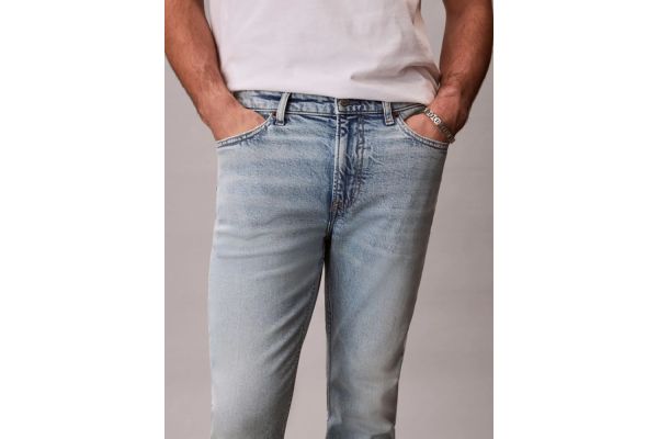 Ανδρικό Slim Taper Τζιν Γαλάζιο Calvin Klein LV04RF741G-EF8