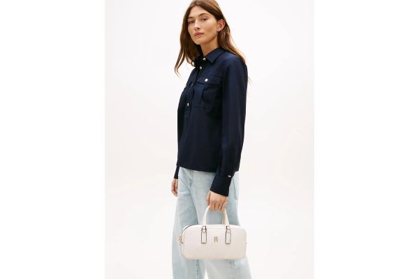 Γυναικεία Τσάντα Χιαστί Εκρού Tommy Hilfiger AW0AW18415-AEO