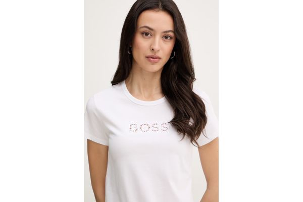 Γυναικείο Eventsa11 T-shirt Λευκό BOSS 50562055-100