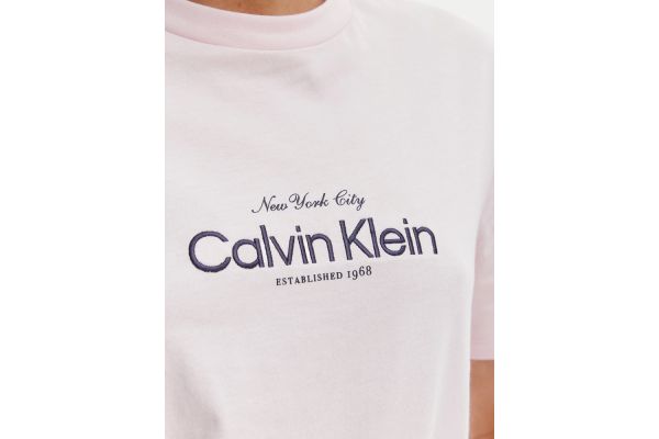 Γυναικείο T-shirt Ροζ Calvin Klein LV047F810G-8Z6