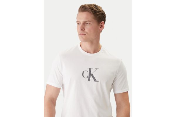 Ανδρικό T-shirt Λευκό Calvin Klein LV04RF853G-YAF