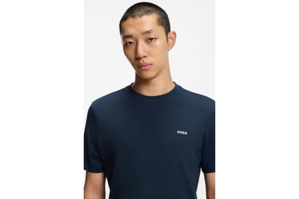 Ανδρικό Dero222 T-shirt Navy Μπλε HUGO 50466158-405