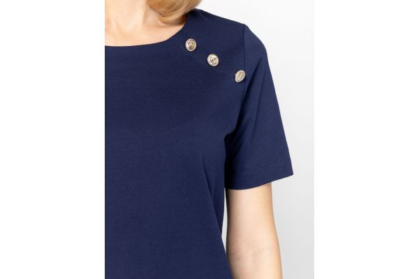 Γυναικείο Martella T-shirt Navy Μπλε Heavy Tools T17084-NAVY