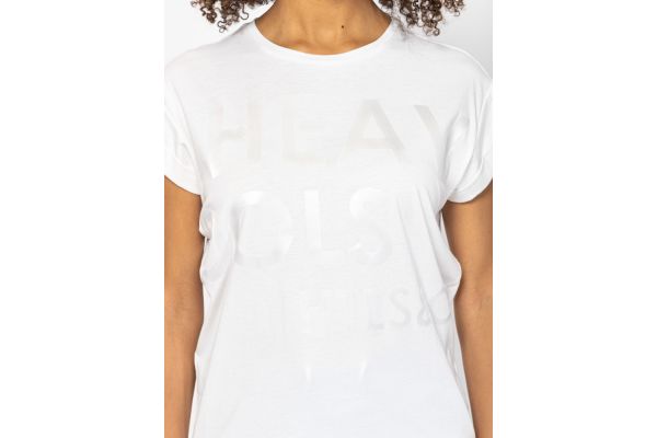 Γυναικείο Mettis26 T-shirt Λευκό Heavy Tools T17093-ECRU
