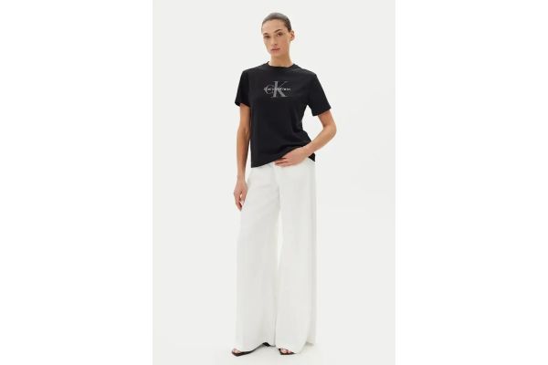Γυναικείο Boxy T-shirt Μαύρο Calvin Klein LV047F828G-UB1