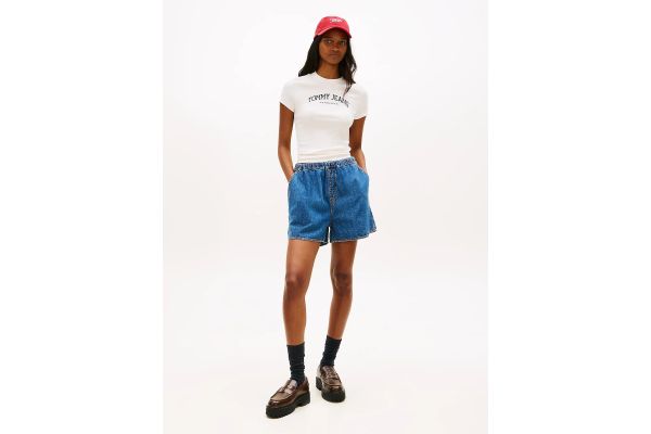 Γυναικείο Σορτς Μπλε Tommy Jeans DW0DW22270-1A5