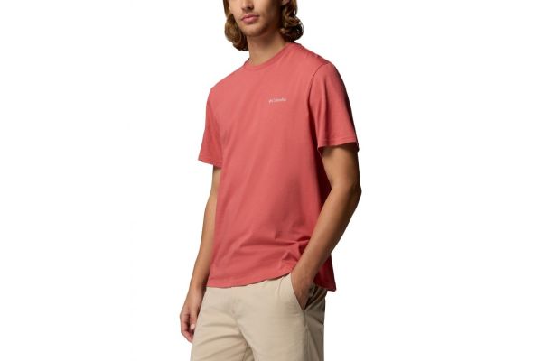 Ανδρικό CSC Basic T-shirt Κόκκινο Columbia 2154991-643