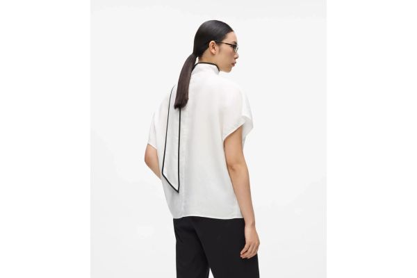 Γυναικεία Μπλούζα Λευκή Karl Lagerfeld B2W11015-461