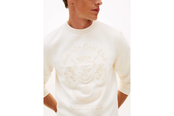 Ανδρικό Country Club Φούτερ Εκρού Tommy Hilfiger MW0MW42492-Z00