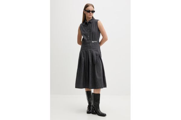 Γυναικείο Αμάνικο Τζιν Φόρεμα Μαύρο Karl Lagerfeld B2W13053-1BJ BLACK