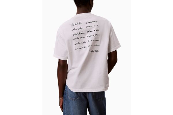 Ανδρικό T-shirt Λευκό Calvin Klein LV04RE828G-YAF