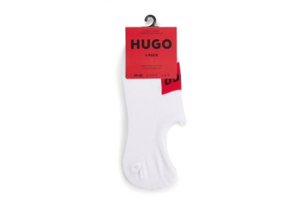 Ανδρικές Κάλτσες 3 Τεμαχίων Λευκές HUGO 50496082-100