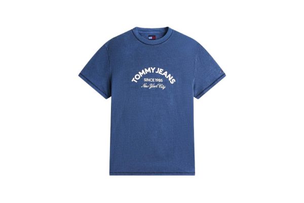 Ανδρικό T-shirt Navy Μπλε Tommy Jeans DM0DM22328-C1G