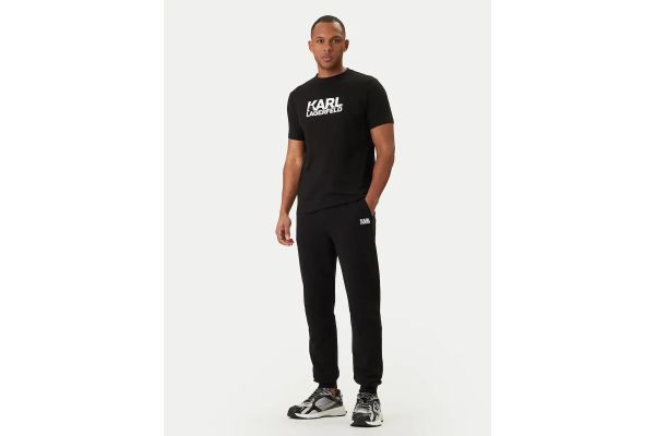 Ανδρικό T-shirt Μαύρο Karl Lagerfeld 755780 500235-990