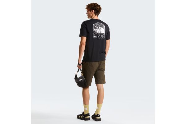Ανδρικό Bitmap Logo Graphic T-Shirt Μαύρο The North Face NF0A8FTV-JK31