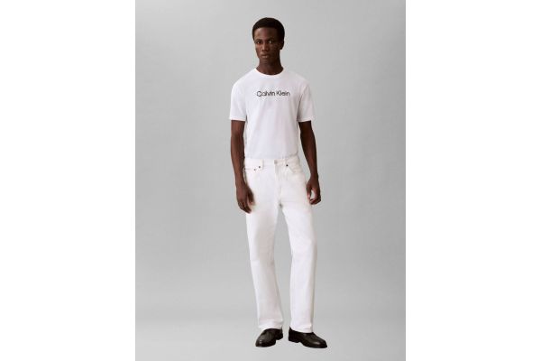 Ανδρικό T-shirt Λευκό Calvin Klein LV04LF809G-YAF