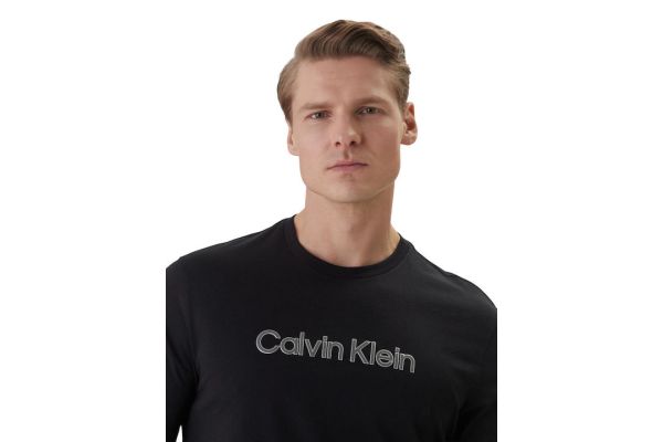 Ανδρικό T-shirt Μαύρο Calvin Klein LV04LF809G-UB1