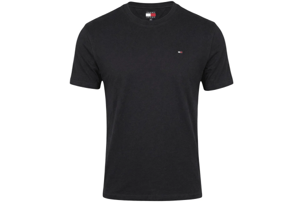 Ανδρικό T-shirt Μαύρο Tommy Jeans DM0DM22504-BDS