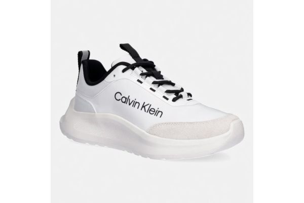 Γυναικεία Δερμάτινα Run Sneakers Λευκά Calvin Klein HW0HW03293-01W